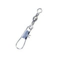 thumbnail image 5 of Eagle Claw Barrel Swivel with Interlock Snap, Nickel, Size 3, 5 of 6