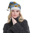 thumbnail image 5 of Cauagu Sunflowers for Adult Christmas Hat,1-Pack Xmas Holiday Hat Santa Hat for Women & Men Festive Headwear Accessories Fit for Christmas/New Year/Party, 5 of 6
