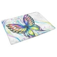 thumbnail image 2 of MKHERT Psychedelic Colorful Butterfly with Small Hearts Doormat Rug Home Decor Floor Mat Bath Mat 30x18 inch, 2 of 3