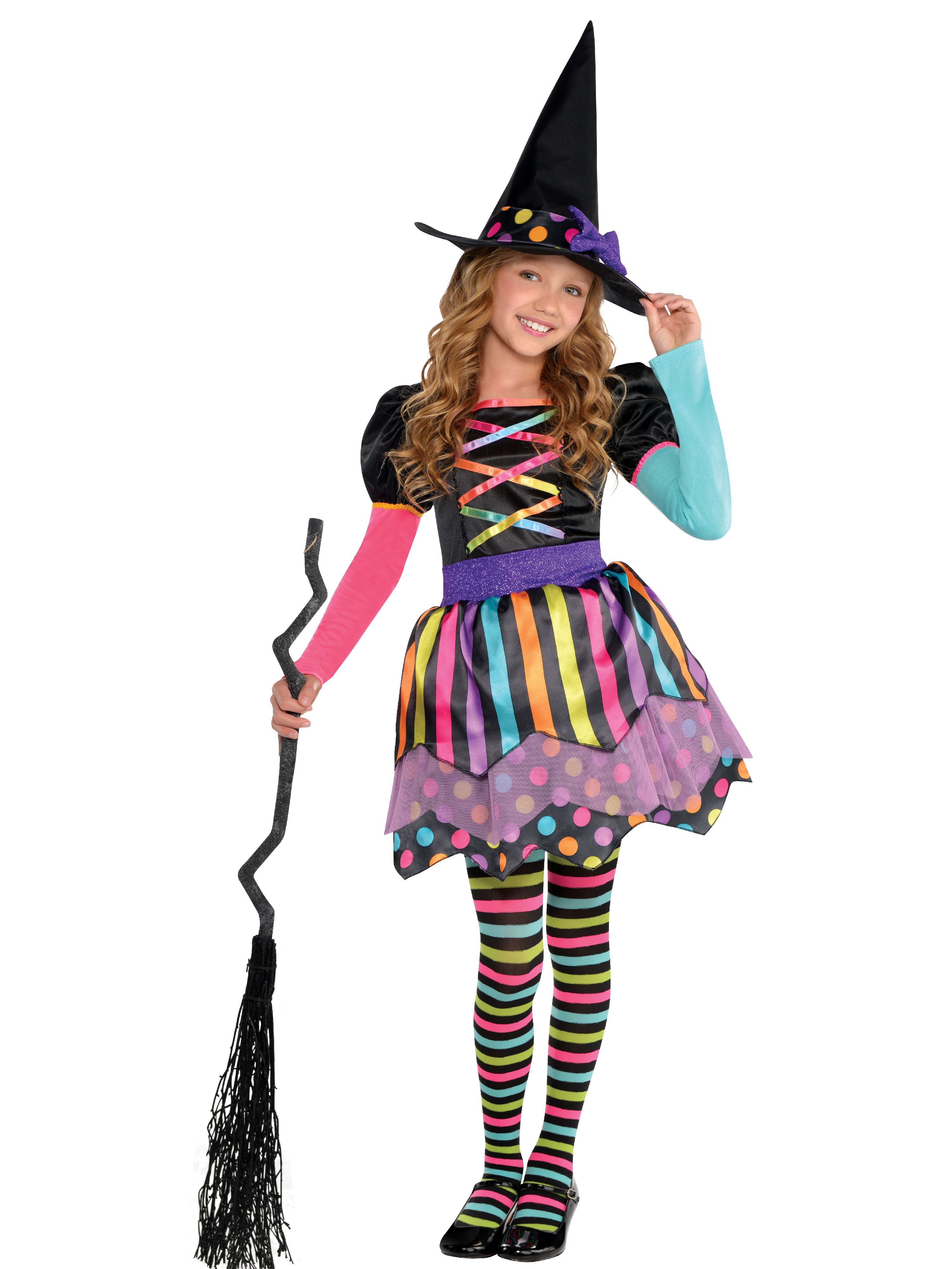 Girls Miss Matched Witch Costume - Walmart.com - Walmart.com