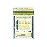ControlTek, CNK585089, SafeLOK Tamper-Evident Deposit Bags, 100 / Pack, White