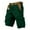Dark Green, variant on Men's Shorts Cargo Straight Leg Casual Work Pants Comfortable Lightweight Spring Summer Fall Shorts M