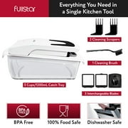 Fullstar - Vegetable Chopper - Vegetable Cutter, Food Chopper, Veggie Chopper, Onion Chopper With Container - 3 in 1 White