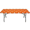 thumbnail image 3 of Clemson Tigers Tailgate Fitted Tablecloth, 72" x 30", 6 ft table - 72" x 30", 6 ft table, 3 of 5