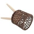 thumbnail image 4 of MRLESS Handwoven Rattan Flower Stand Rustic Planter Indoor Rattan Pot Holder Standing Flower Display Stand, 4 of 8