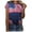 White, variant on IROINNID Patriotic Shirts for Women Round Neck T-Shirt America Independence Day Blouse Tops Short Sleeve Tops