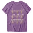 thumbnail image 4 of Blusas de Manga Corta para las Mujeres Divertida Impresión Cuello Redondo Camiseta Vintage, Blusas de Primavera para las Mujeres, 4 of 6
