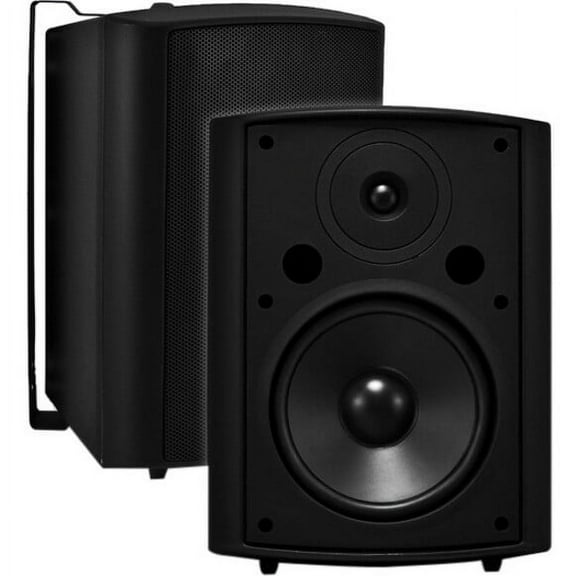 OSD AP840 8" High Definition Outdoor Patio Speaker Pair 180W, IP54 Rated, Black