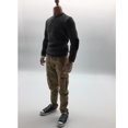 thumbnail image 3 of Escala 1/6 Ropa Para Hombre Gris Camiseta Pantalones Cinturón De Lona Zulema trajes de figura de acción masculina, 3 of 8