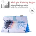 thumbnail image 5 of Allytech Case for Kindle Fire 7 inch 2022(12th Generation), Auto Sleep Wake Adjustable Stand Card Slots Wallet Cover with Stylus Pen Holder for Amazon Fire 7 2022, Sea Pineapple, 5 of 7