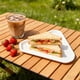 thumbnail image 4 of CREATITOY Triangular Thickened Plastic Food Tray Heat-Resistant Frosted Restaurant Tray, 4 of 6