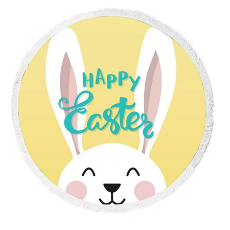 ECZJNT Easter bunny Beach Towel Beach Blanket Beach Yoga Mat