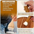 thumbnail image 4 of Ceramic Glaze Brush Set,Pottery Glaze Brushes Acrylic Watercolor, 4 of 5