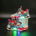 thumbnail image 4 of Kids LED Light Up Sneakers Boys Running Shoes Lightweight Sport Outdoor Walking Shoes for Boys Christmas Birthday Children Show Gift (Toddler/Little Kid/Big Kid), 4 of 21