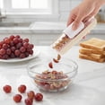 thumbnail image 5 of Cook With Color Grape and Small Fruit Cutter, Stainless Steel Quick-Quartering Slicer for Salads, Taupe, 5 of 5