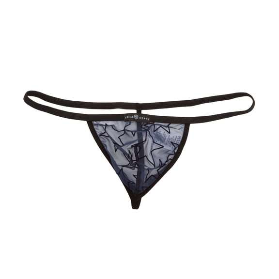 Men's Gregg Homme 190114 Starr Printed G-String (Navy M)
