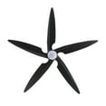 thumbnail image 6 of LEDET 64 in. 5-Solid Wood Blades Indoor Ceiling Fan with Light Kit and Remote, Black Finish, 6 of 8
