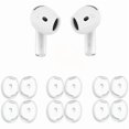thumbnail image 1 of Chenchen 6 Pairs Ear Cover for AirPods 4,Anti Slip Ear Skin Tips Accessories Sport Ultra Thin Slim Soft Silicone Ear Tips Earbuds Gel Cover Compatible with AirPods 4th Generation (White), 1 of 1