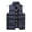 Blue, variant on FAHUOMU Men's Thicken Winter Vest,Plus Size Sleeveless Jacket Coats Quilted Puffy Vest Outwear Slim Stand Collar Waistcoat
