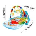 thumbnail image 2 of Steadline Baby Activity Gym with Musical Piano Mat - Interactive Playmat for Infant Development, Soft Crawling Pad with Hanging Toys for Motor Skills, Safe Floor Play Center for Newborns 0-3 Years, 2 of 5