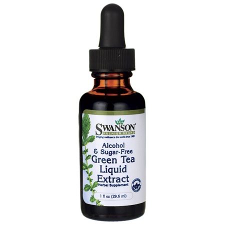 - Swanson Green Tea Liquid Extract (Alcohol- & Sugar-Free) 1 fl oz Liquid