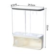 thumbnail image 3 of MOPOOR Container Organizer Wall Food Mounted Storage Cereal Dispenser Dry for Kitchen Kitchen，Dining & Bar for Storing Snack Nut Coffee Beans, Kitchen Dry Cereal Dispenser, 3 of 9
