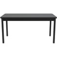 thumbnail image 2 of Pemberly Row 30"W x 72"D Steel Metal/Wood Library Table in Montana Granite Brown, 2 of 5