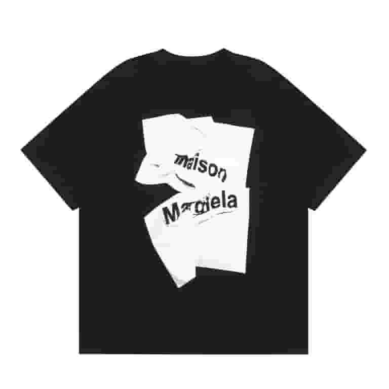 Tシャツ・カットソー Maison Margiela SHORT SLEEVES SHIRT Men's Maison Margiela T-shirt hip hop pattern fitness short