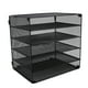 thumbnail image 4 of Organizador de archivos de papel organizador de archivos de metal Rejilla de malla negra de cinco capas Resistente y duradero para documentos para revistas para periódicos ANGGREK Otros, 4 of 8