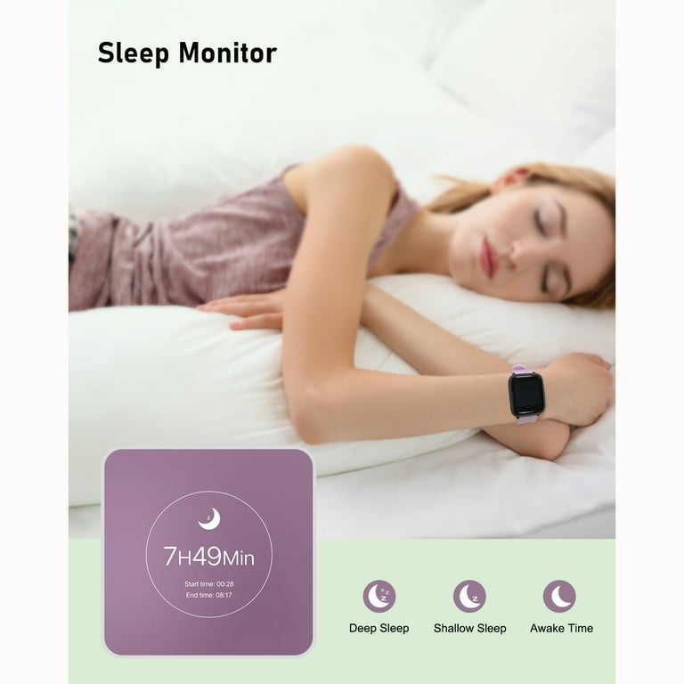 Yamay Smart Watch for Women and Men, IP68 Waterproof Fitness