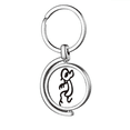thumbnail image 1 of Porte-clés Rotatif en Métal chinese zodiac monkey, 1 of 2