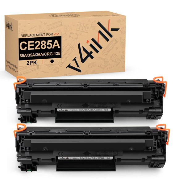 v4ink Cartucho de tóner compatible 85A de repuesto para HP 85A CE285A 36A CB436A 35A CB435A Canon 12 multicolor