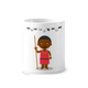 thumbnail image 1 of Negro salvaje Kenya Cartoon Taza de cepillo de dientes, 1 of 3