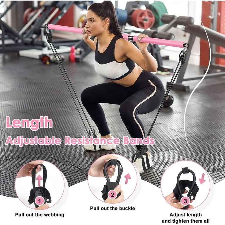 Pilates Equipment Pilates Bar,Plates Sculpt Bar,Multifunctional