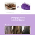 thumbnail image 6 of Organic Hair Brush No Tugging Detangling Brush Unique Detangler Curls Blow Comb Travel Comb Princess Hair Brush for Kids Stocking with Name Blushes for Kids Hairbrush Pro Toddler Hair Brushes Soft, 6 of 8