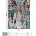 thumbnail image 2 of Sydney Sweeney Blanket Ultra Soft Flannel Fleece Blanket Stylish Bedroom Living Room Sofa Warm Blanket All Season Use 40"*50" （100 * 130cm）, 2 of 6