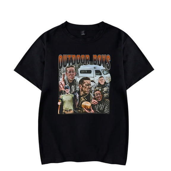 Outdoor Boys T-shirt Women Man Casual New Fashion Summer Short Sleeved Tee Clothing