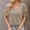 *C-Khaki, variant on ClodeEU Women's Ribbed Knit Short Sleeve Top ,Solid Color Round Neck Loose Blouses C-Khaki,Womens Plus S