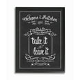 thumbnail image 2 of Stupell Industries Welcome To the Kitchen Chalkboard Style Vintage Sign Food & Beverage Painting Black Framed Art Print Wall Art, 16 x 20, 2 of 2
