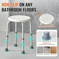 thumbnail image 5 of Shower chair, non-slip chair, suitable for indoor showers, adjustable height shower stool, non-slip bench for bathtub seat, suitable for bathing and personal care, 5 of 7