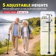 thumbnail image 6 of BigAlex Folding Cane with LED Light, Pivoting Quad Base, Adjustable Lightweight Walking Cane with Carrying Bag for Seniors, Men and Women, 6 of 8