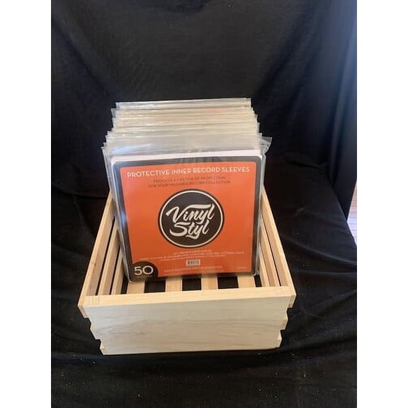 Vinyl Styl VS-RS-05 Metro LP Crate 12 Inch LP Record Storage 85 to 95 Capacity