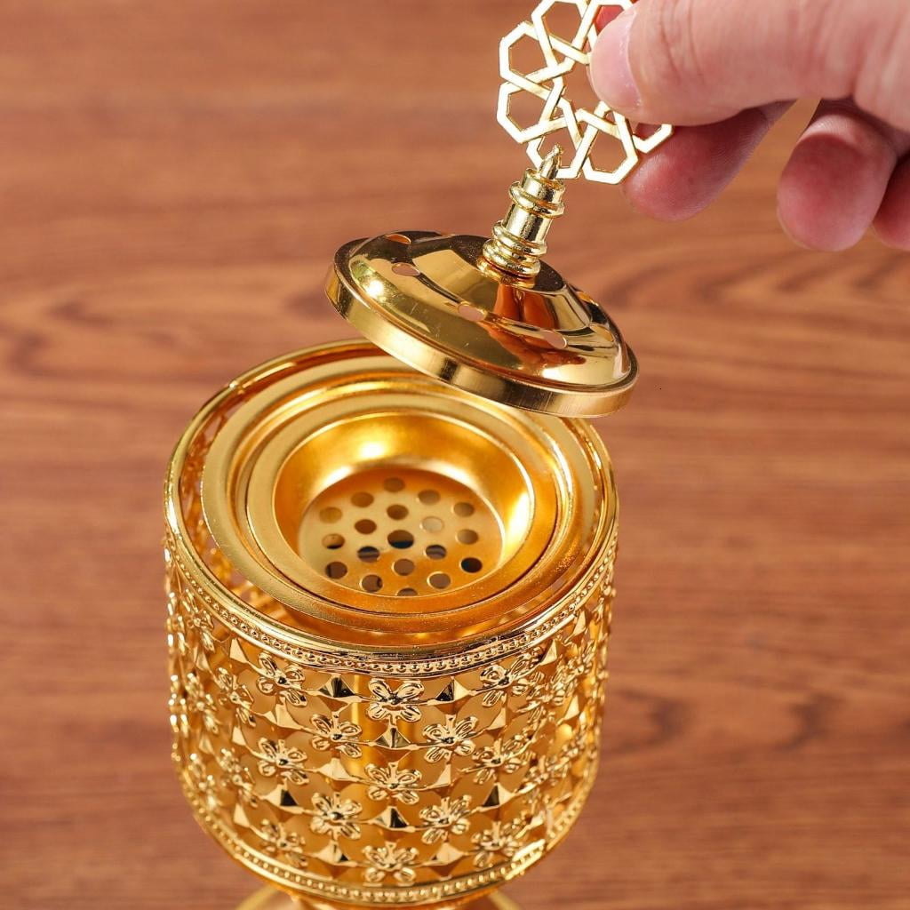 Yihuala Bakhoors Charcoals Incenses Burners Frankincense Metal Incensed Burners Oud,Incensed Stick Decorative Incenses Holder