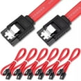 thumbnail image 4 of ViprTech 18" SATA to SATA III 3.0 Cable 6.0 Gbps, Mixed Color, 5 Count, 4 of 5
