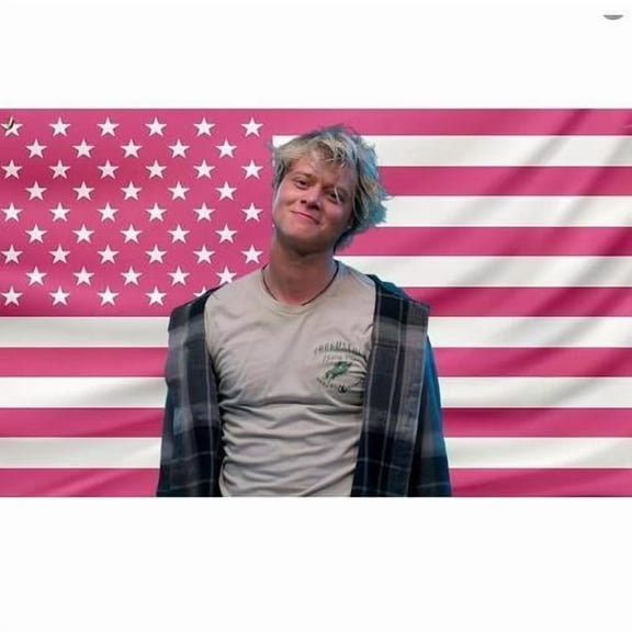 Flag JJ Tapestry Pink Rafe America Funny Cameron Maybank Flag poster for College Dorm Decor, Room Decor Flag Merch Gift 40x60