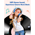 thumbnail image 4 of Mpow Kids Headphones Upgraded USB-C Jack with Microphone, 85/94dB Safe Volume Stereo over Ear Headphones for Kids, Girls, Boys, Share Function Wired Headphones for School Tablet, 4 of 11