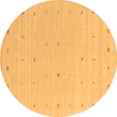 thumbnail image 1 of Ahgly Company Indoor Round Solid Brown Modern Area Rugs, 6' Round, 1 of 4