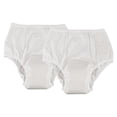 thumbnail image 1 of 2 Paquetes De Ropa Interior De Incontinencia Para Mujer De Absorbencia Lavable XXL, Color Blanco Sunnimix Ropa interior de incontinencia de mujeres, 1 of 8