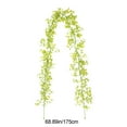 thumbnail image 3 of 68-Inch Artificial Baby's Breath Garland Christmas Rattan Vine with White Flowers for Indoor Hanging Decor Wedding Party Backdrop Wall Mantel Decor, 3 of 7