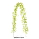 thumbnail image 3 of Guirnalda colgante de ratán artificial de 2 m | Decoración para árbol de Navidad y chimenea de interior | Decoración para fiestas de Acción de Gracias y festividades | Blanco, rosa, morado, azul,, 3 of 7